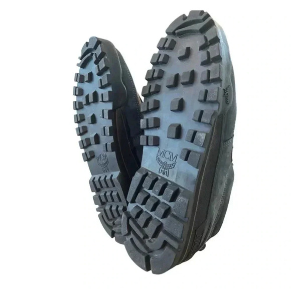 MCM Vintage 90s LowTop Suede Leather Hiking Boots - Picture 8 of 10